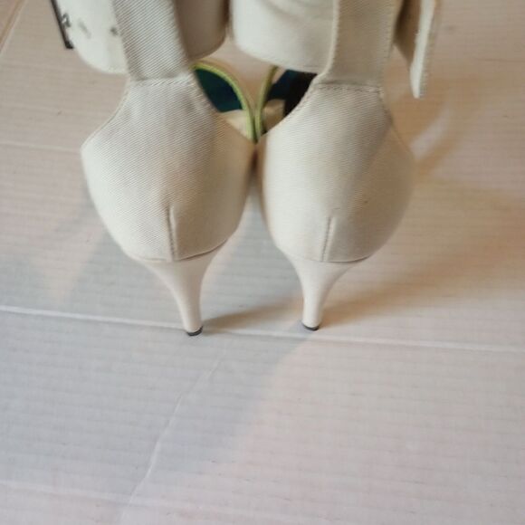 - H&M white mermaid high heels with ankle buckle - Picture 10 of 11
